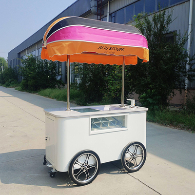 Combination mobile vehicle ice cream push cart for sale