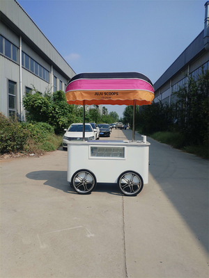 Combination mobile vehicle ice cream push cart for sale