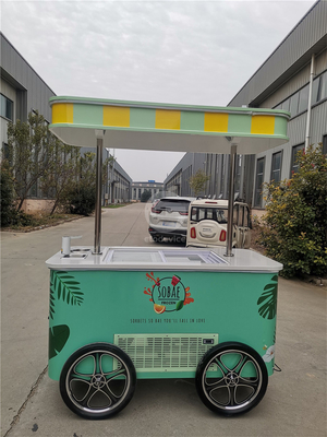 2023 New Type Italian Ice Cream Cart tricycles With Machine ice cream tricycle
