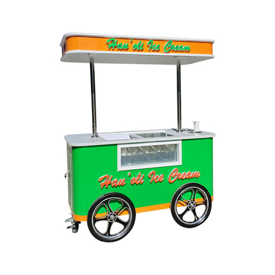 Jekeen Customized Gelato Pedalling Vending Van Ice Cream Food Bike