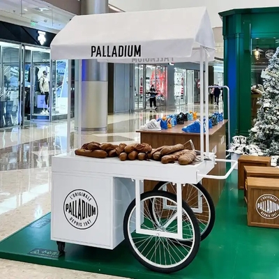 China Made Small Street Ice Cream Trucks Food Cart Used Stainless Steel Food Trucks for Sale