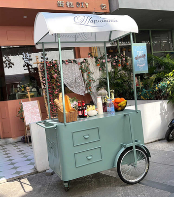 fast concession trailer food truck electric street kiosk crepe cart mobile crepe coffee bike food cart design