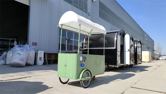 fast concession trailer food truck electric street kiosk crepe cart mobile crepe coffee bike food cart design