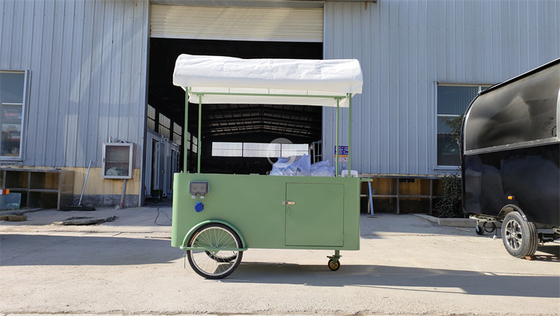 China Supplier Colorful street mobile food cart high quality fast food truck hot sale food trailer coffee bike cart