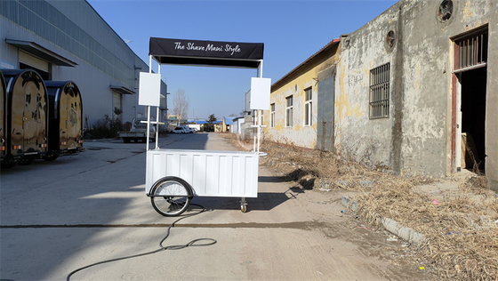 Customize color size Ice Cream Push Carts fast food trolley for promotion selling hamburger