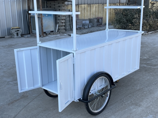 Customize color size Ice Cream Push Carts fast food trolley for promotion selling hamburger