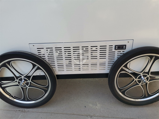 factory price Italian gelato cart ice cream pushing cart