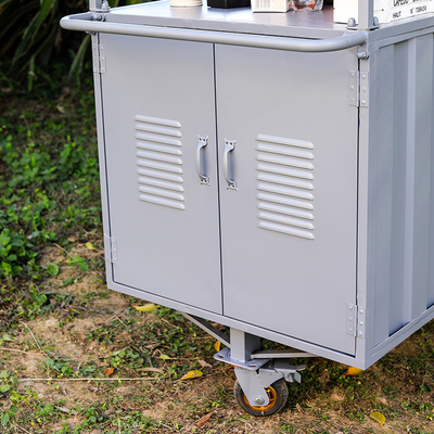 Portable Coffee Tricycle Bike  Handcrafted Push Cart for On the Go Brews