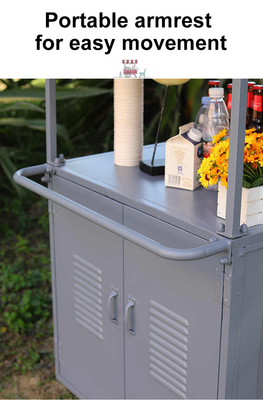 New Design Ice Cream Tricycle Hand Push Cart for Frozen Desserts