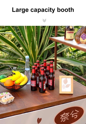 Hand Push Coffee Bicycle  New Design Tricycle Cart for Mobile Cafe