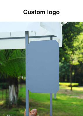 Cheap price Food Concession Stand Street mobile hand push vending cart with storage awning