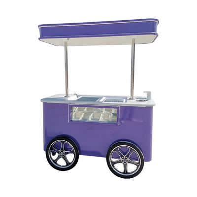 Summer Popular Street Application Gelato Cart Italian Ice Cream Cart With CE