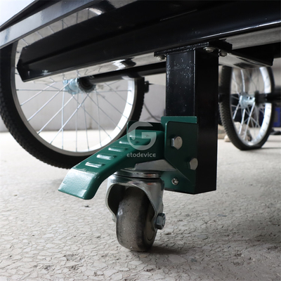 Customized Color Mobile Bike Food Cart  Hand Push Type Long Service Life