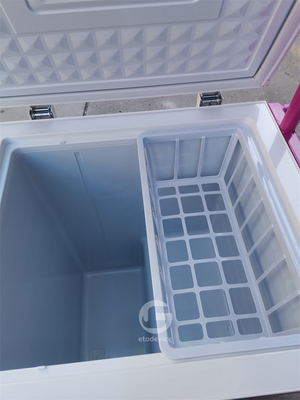 Ice Cream push Cart for Mobile Food Business with 80L freezer