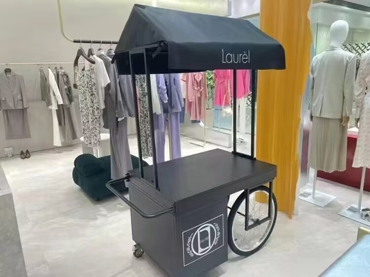 Sustainable Sweets Station Eco-Friendly Ice Cream Coffee Push Cart