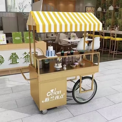 Easy to Operate Bike Crepe Trailer for Eco-Conscious Sweets Multifunctional