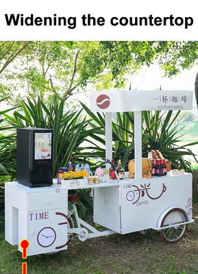 Eco-Friendly Chic Trolley Meets Ice Cream Coffee Push Cart