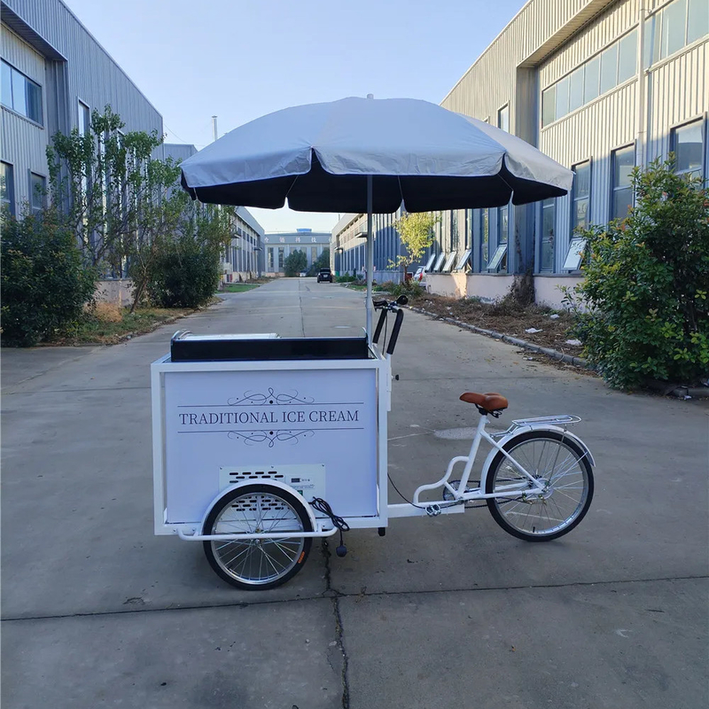 220V/380V Mobile Ice Cream Truck for Street Food Business in Machinery Repair Shops