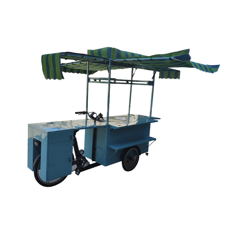 Europe Standard Food Tricycle Bike Tricycle Mobile Food Cart for High Productivity