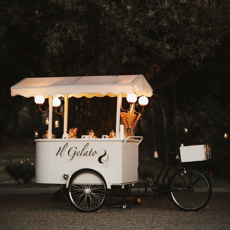 Sea Transportation Size Customization for Street Vending Carts Food Cart Coffee Bike