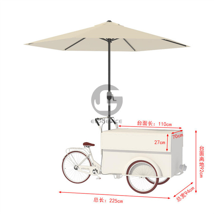 Hand Push Tricycle Food Carts Navigating LA's Food Scene for Cooking Oil Factories