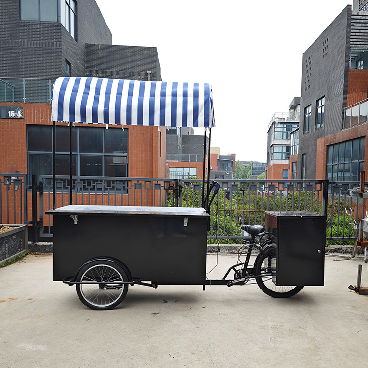 Bakery Application Fields Any Color Commercial Coffee Cart Bike Food Vending Bicycle