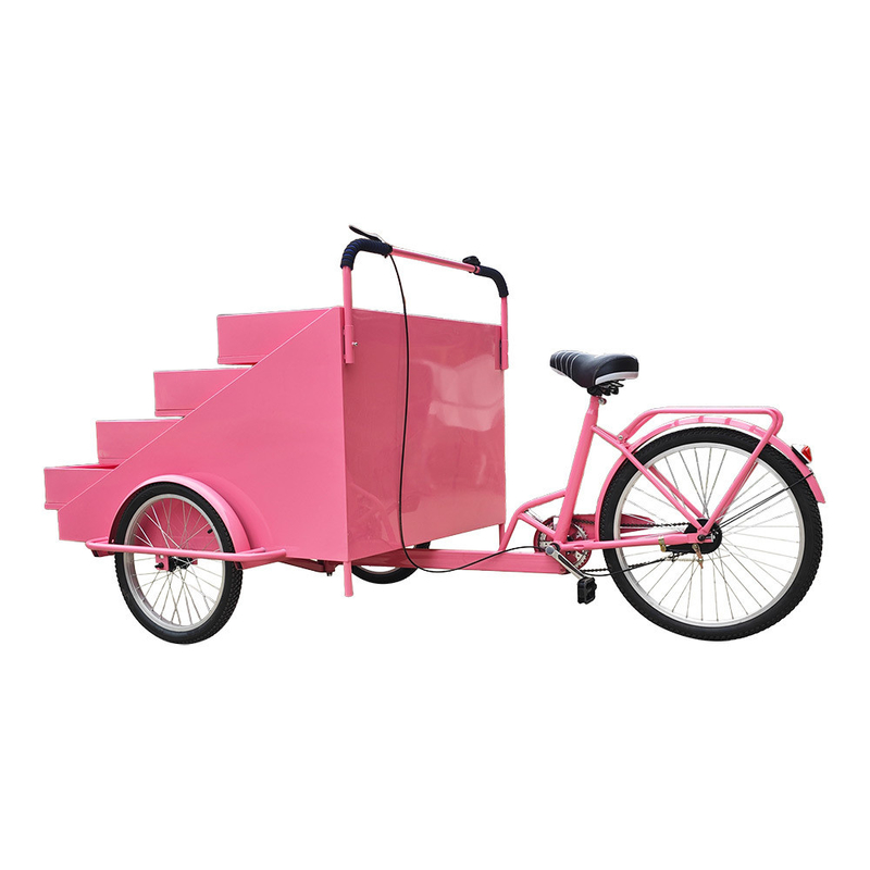 High Productivity Outdoor Electric Fast Food Tricycle for Bakery Applications