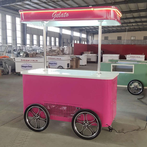 mobile design ice cream push carts for sale used ice cream mobile cart food cart