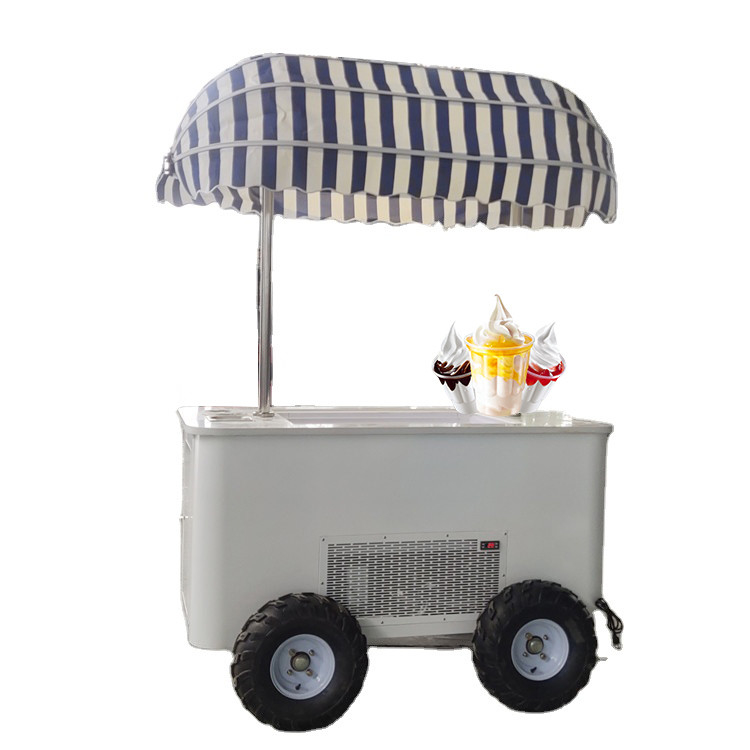 The Ultimate Soft Serve Ice Cream Experience: Food Service Carts for Outdoor Vans